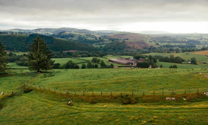 cycling on Glyndwr's way